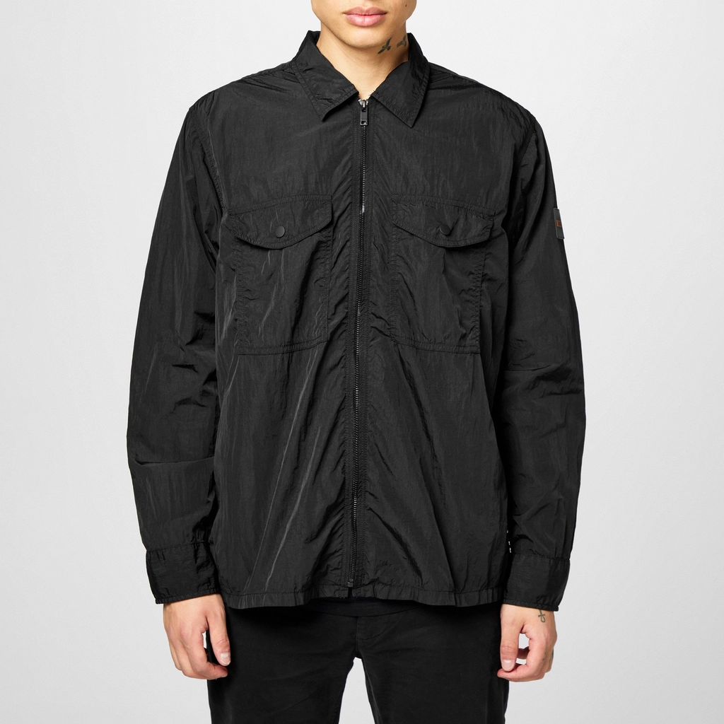 Hugo Boss Zip Shacket - Black 001
